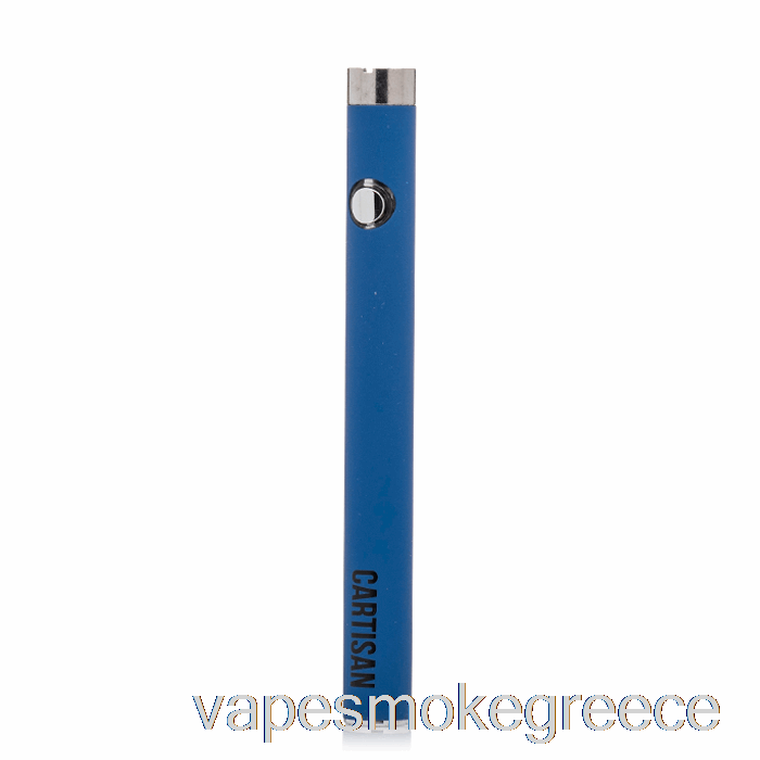 Vape Greece Cartisan Slim Button 280 510 μπαταρία μπλε